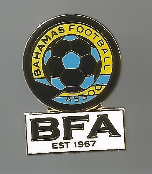 Pin Fussballverband Bahamas