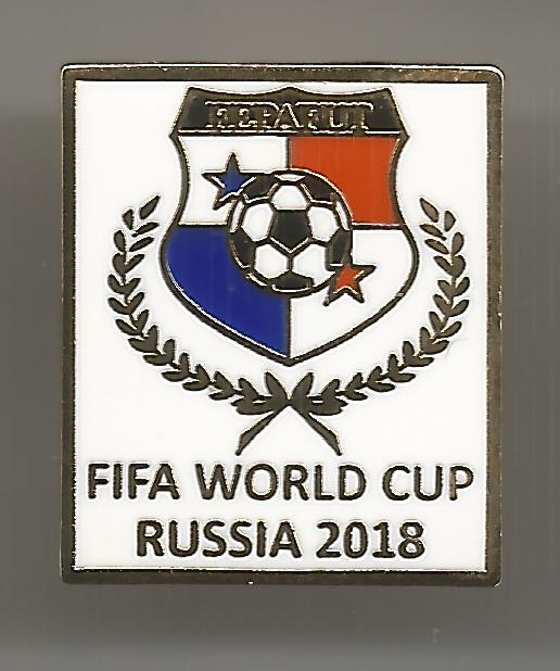 Badge Panama Russia 2018 white
